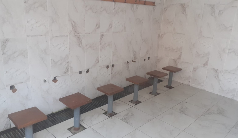 Caminin muslukları çalındı