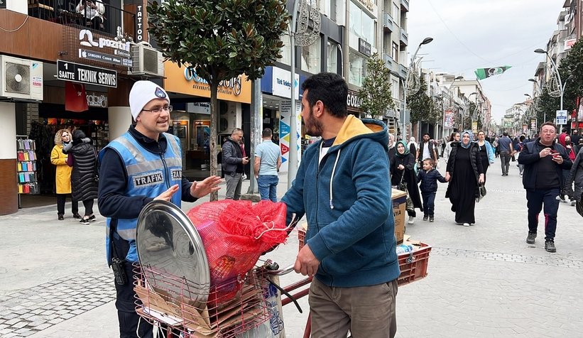 Çark Caddesi’nde denetimler başladı