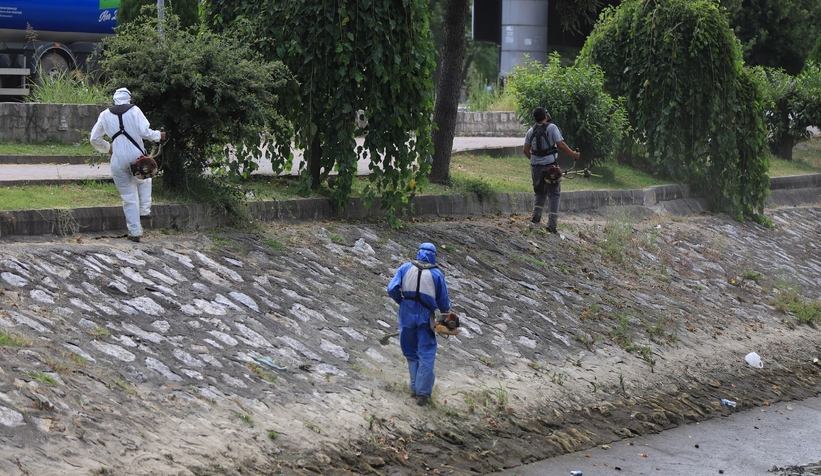 Çark Deresi etrafı temizlendi