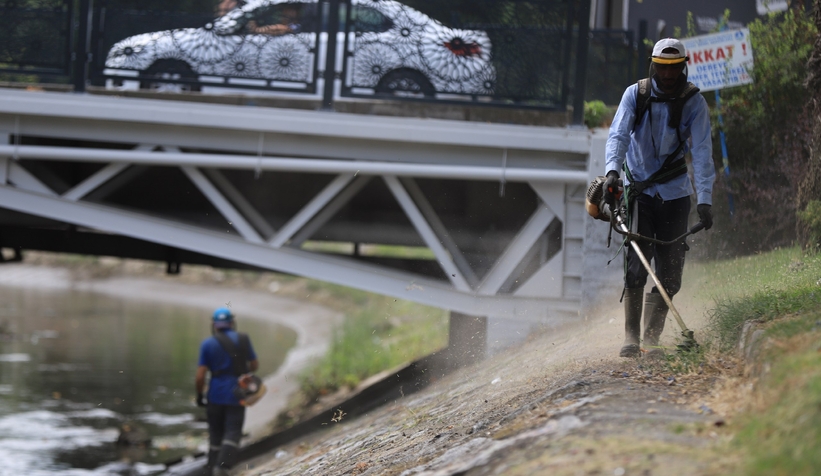 Çark Deresi etrafı temizlendi