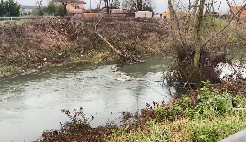 Çark Deresi'nde cesedi bulundu