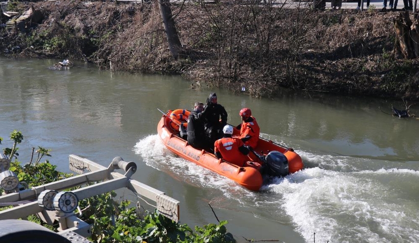 Çark Deresi'nde ceset arama çalışmaları ikinci gününde 