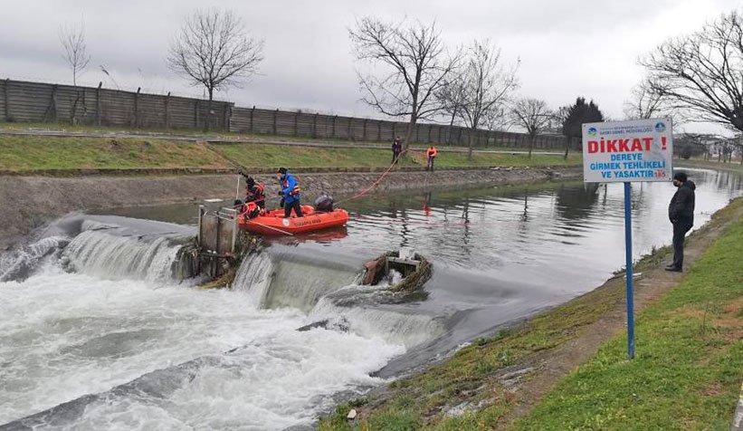 Çark Deresi'nde ceset arama çalışmaları sürüyor