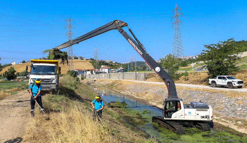 Çark Deresi'nde temizlik
