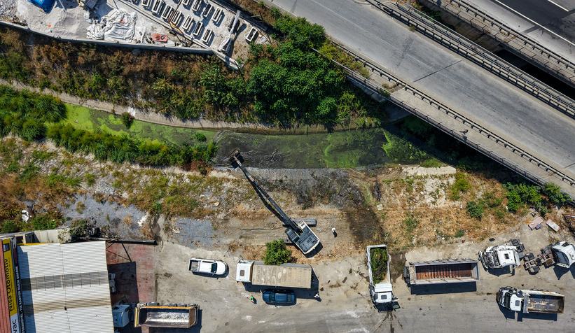 Çark Deresi'nde temizlik