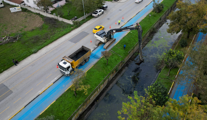 Çark Deresi temizlendi