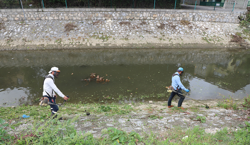 Çark Deresi’nde hummalı çalışma