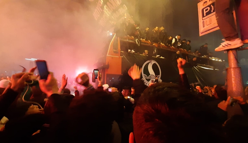 Çarkta muhteşem karşılama