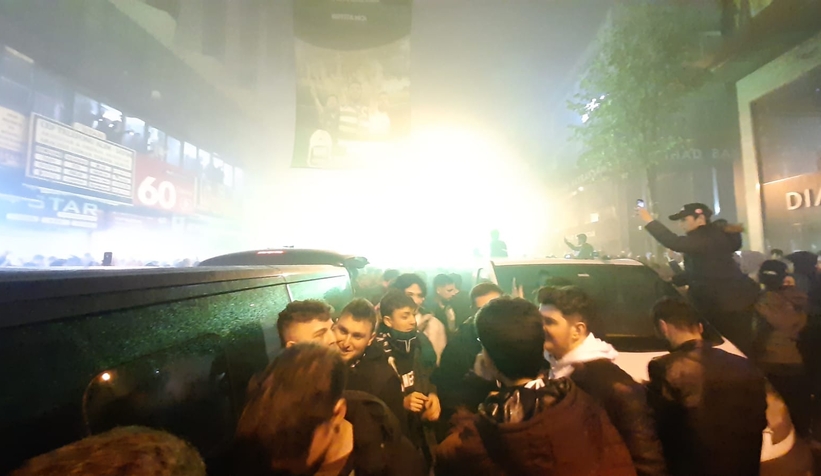 Çarkta muhteşem karşılama