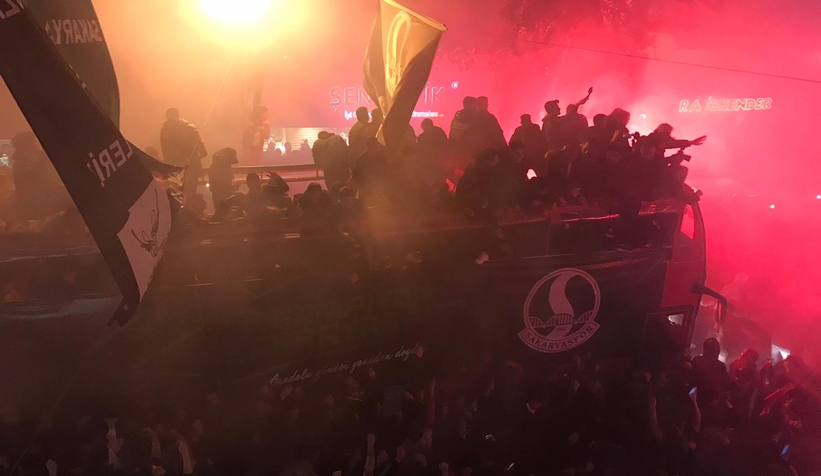 Çarkta muhteşem karşılama