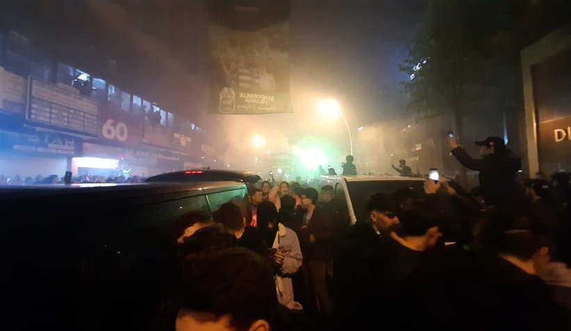 Çarkta muhteşem karşılama