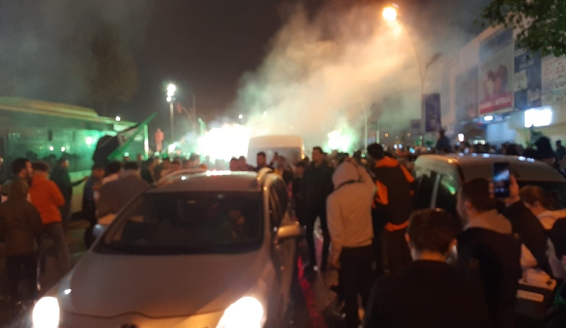 Çarkta muhteşem karşılama