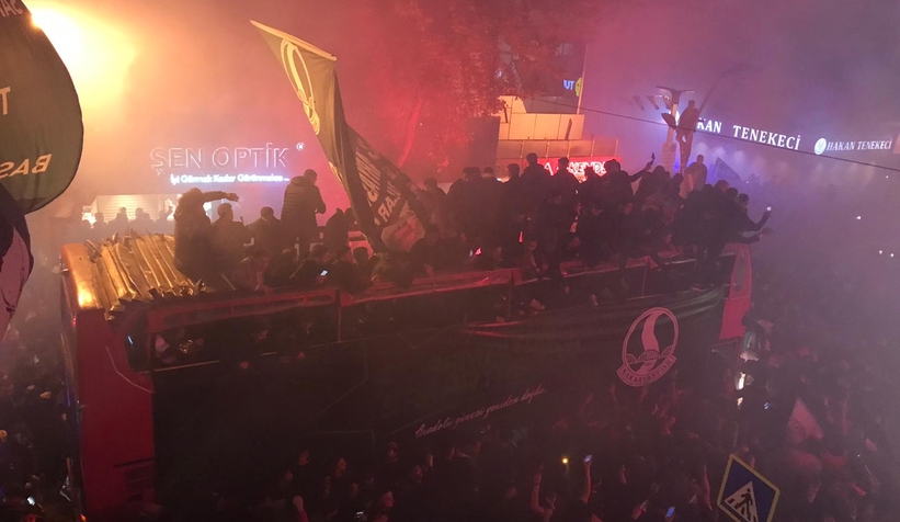 Çarkta muhteşem karşılama