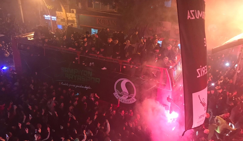 Çarkta muhteşem karşılama