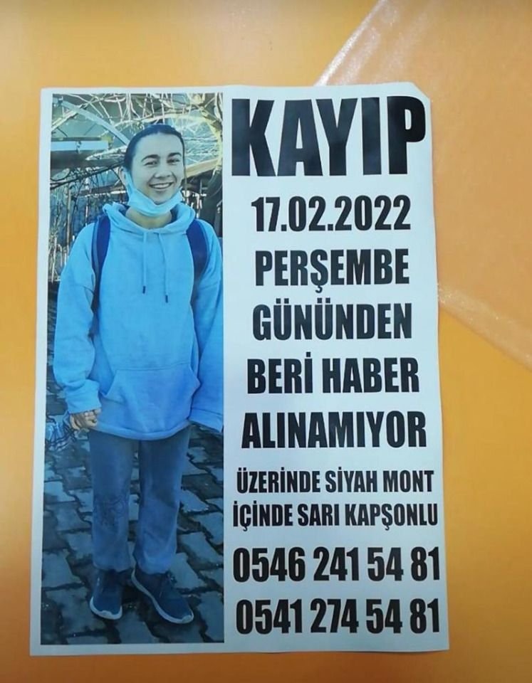 Cemre'den haber alınamıyor