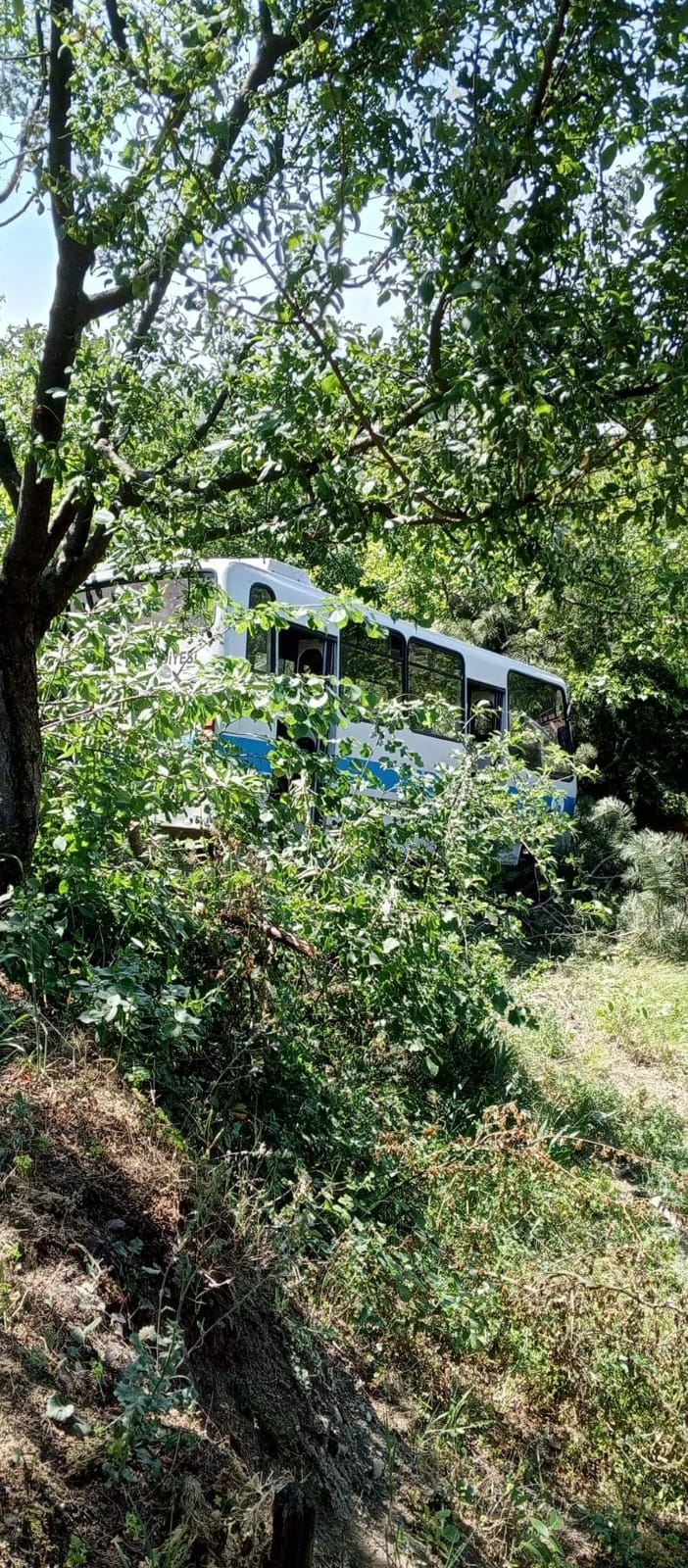Cenaze dönüşü otobüs şarampole uçtu: 9 yaralı