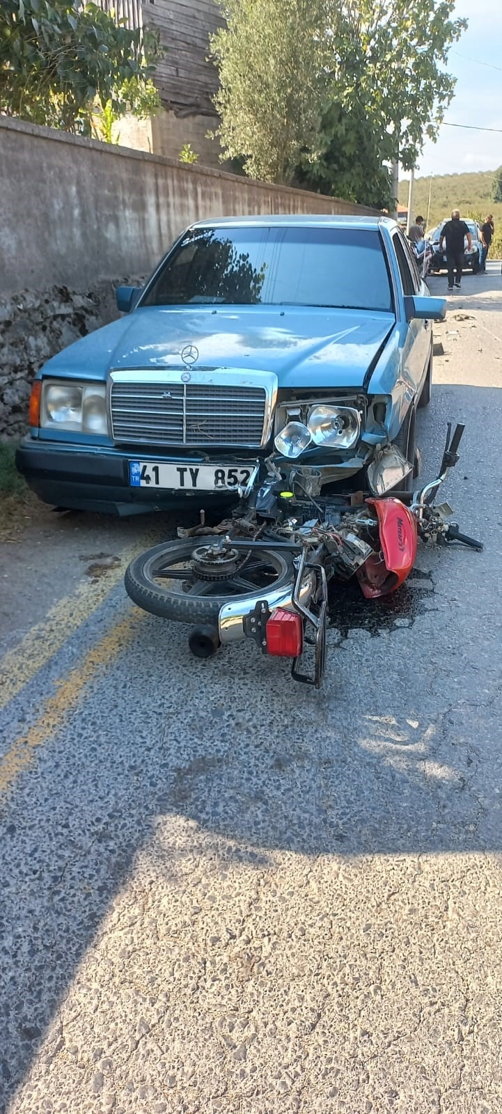 Cenaze konvoyunda kaza; O anları böyle kaydetti