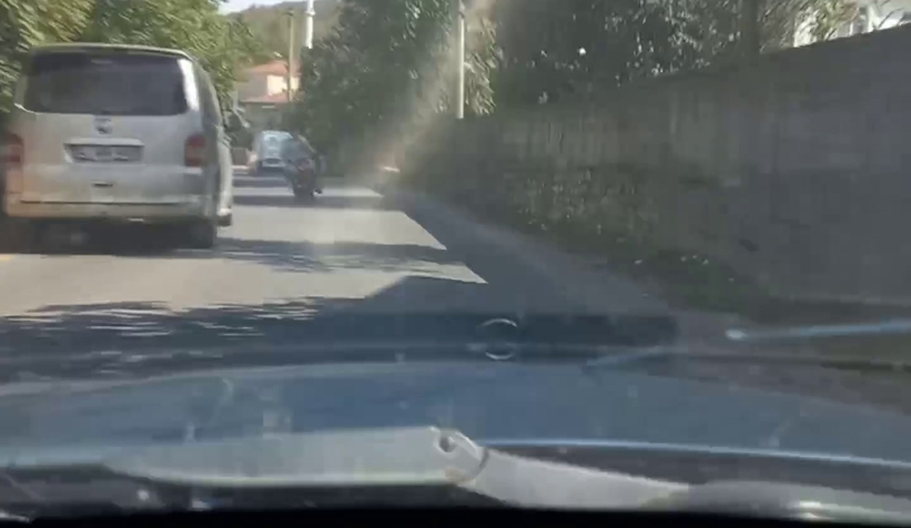 Cenaze konvoyunda kaza; O anları böyle kaydetti