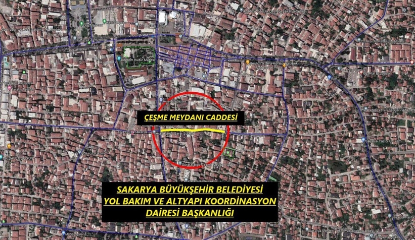 Çeşme Meydanı Caddesi trafiğe kapanacak