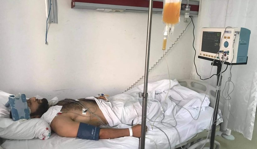 Ceviz ağacından düştü, durumu ağır