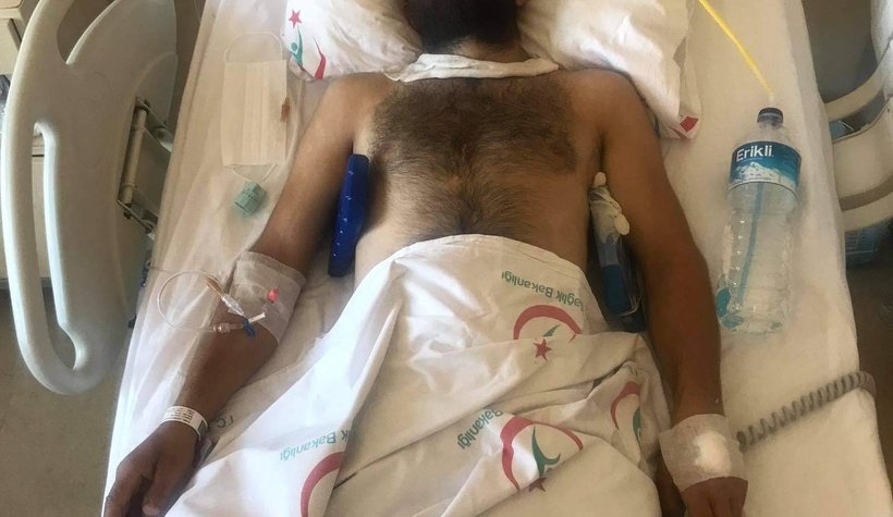 Ceviz ağacından düştü, durumu ağır