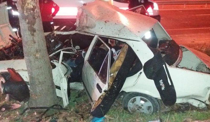 Çevre yolunda korkunç kaza: 2 ölü, 4 yaralı