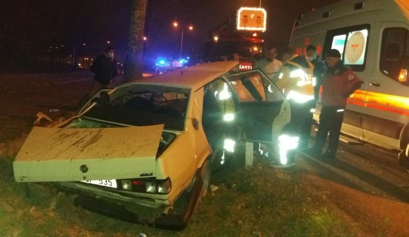 Çevre yolunda korkunç kaza: 2 ölü, 4 yaralı