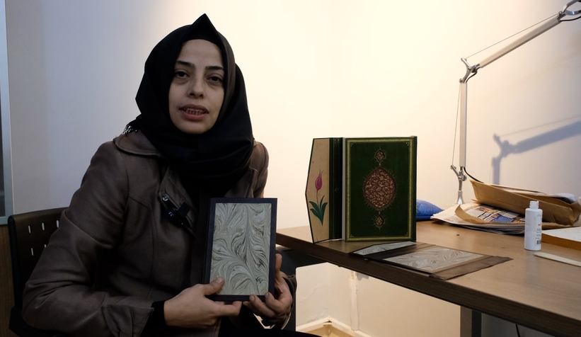 Cilt sanatı ile deforme olan eserler restore ediliyor