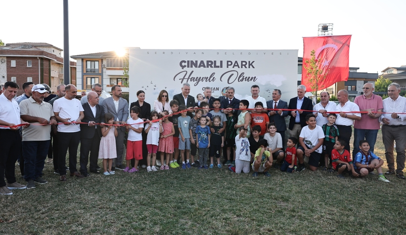 Çınarlı Park hizmete açıldı