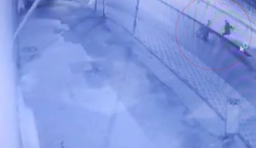 Cinayet anı kamerada