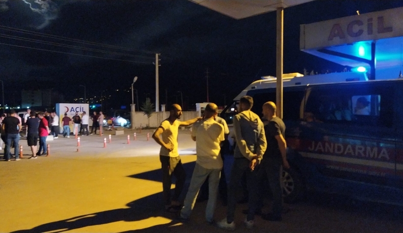 Cinayet sonrası hastaneye akın ettiler