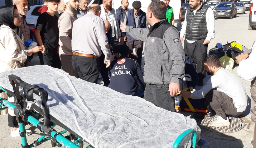 Cip ile çarpışan motosiklet sürücüsü yaralandı