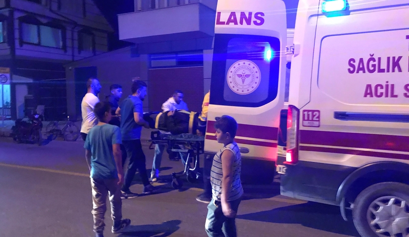 Cip ile çarpışan motosikletli yaralandı