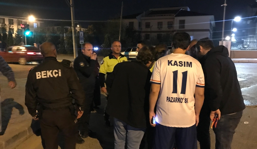 Cip ile çarpışan motosikletli yaralandı