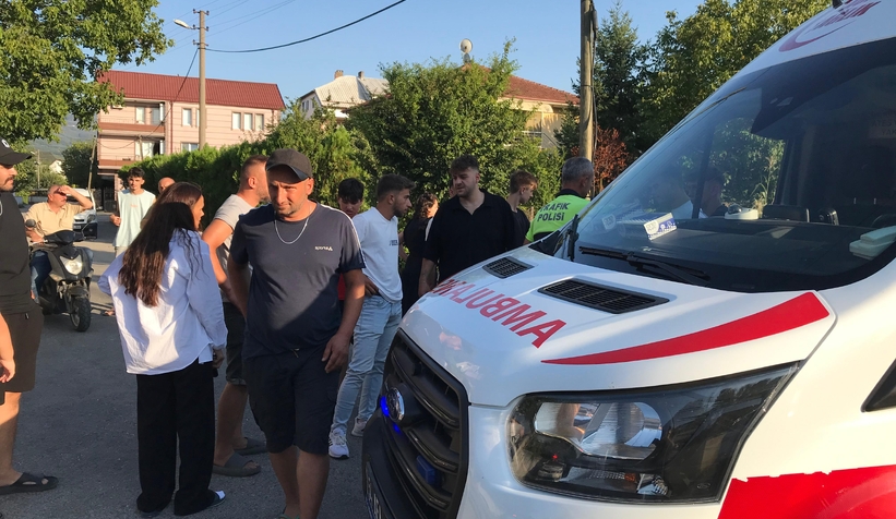 Cip ile çarpışan motosikletli yaralandı