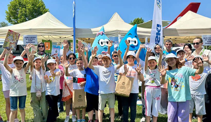 Çocuklar suyun yolculuğunu yakından izledi