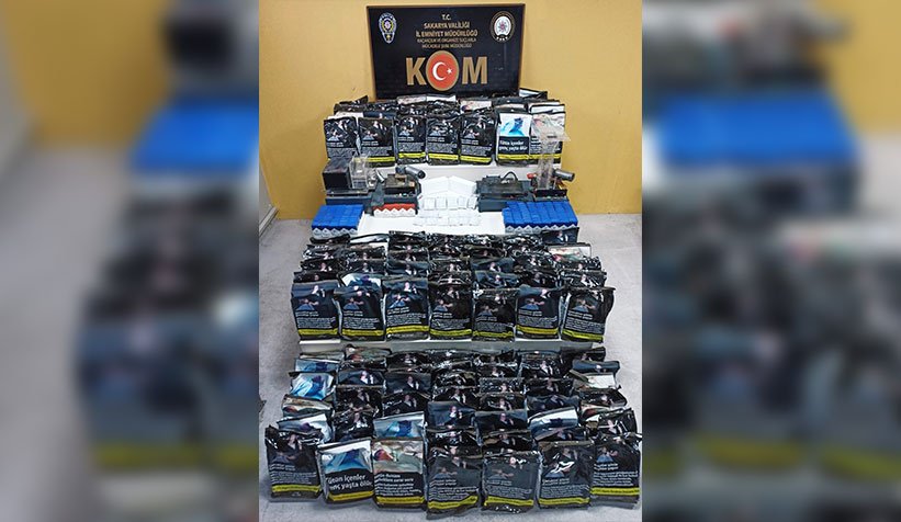 Çok sayıda kaçak sigara ürünü ele geçirildi