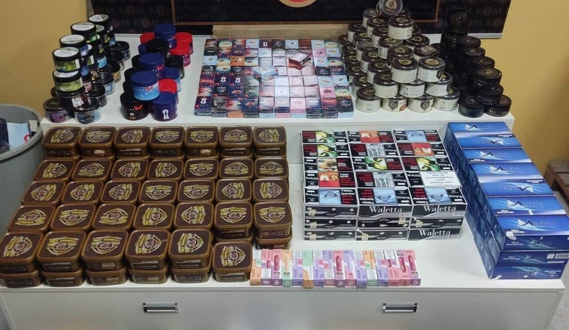 Çok sayıda kaçan ürün ele geçirildi