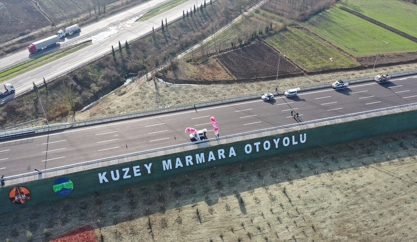 Cumhurbaşkanı Erdoğan, Kuzey Marmara Otoyolu'nun açılışına katıldı