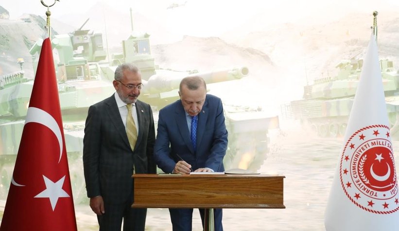 Cumhurbaşkanı Erdoğan Tank Palet Fabrikası'nda işçilere seslendi