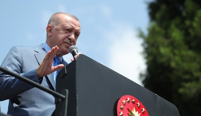 Cumhurbaşkanı Erdoğan Tank Palet Fabrikası'nda işçilere seslendi