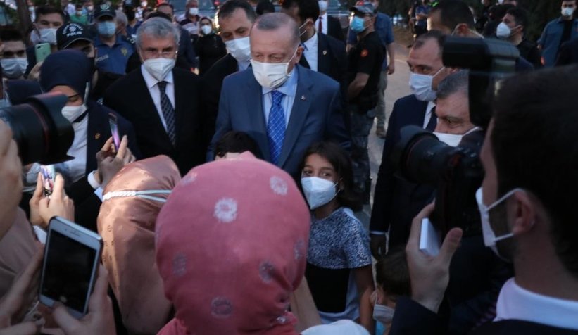 Cumhurbaşkanı Erdoğan’a sevgi seli