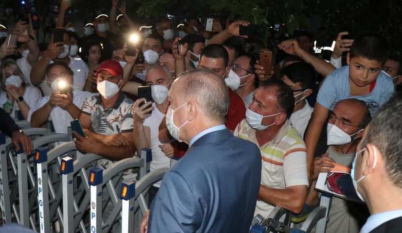 Cumhurbaşkanı Erdoğan’a sevgi seli