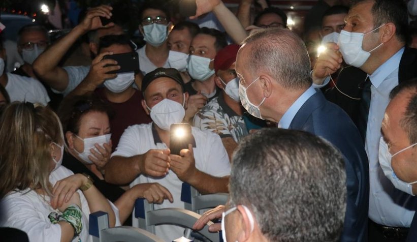 Cumhurbaşkanı Erdoğan’a sevgi seli
