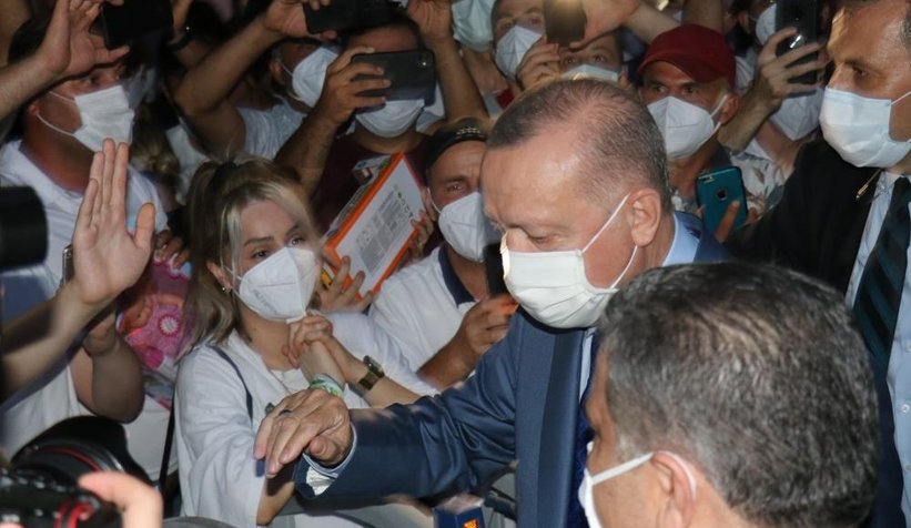 Cumhurbaşkanı Erdoğan’a sevgi seli