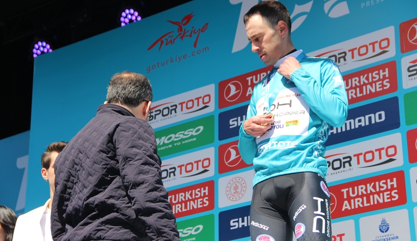 Cumhurbaşkanlığı Bisiklet Turu'nun 4. etabının kazananı Sepulveda oldu