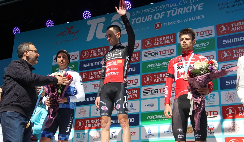 Cumhurbaşkanlığı Bisiklet Turu'nun 4. etabının kazananı Sepulveda oldu