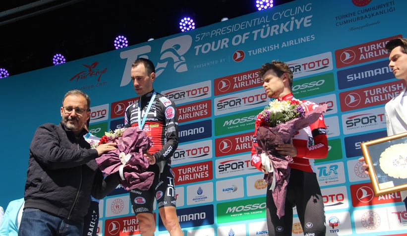 Cumhurbaşkanlığı Bisiklet Turu'nun 4. etabının kazananı Sepulveda oldu