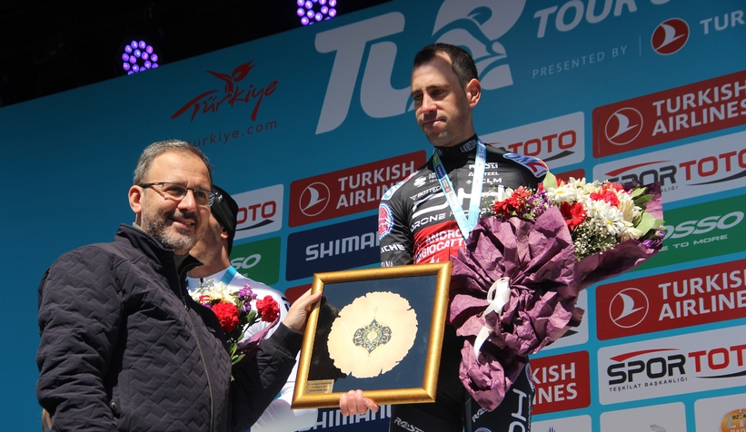 Cumhurbaşkanlığı Bisiklet Turu'nun 4. etabının kazananı Sepulveda oldu