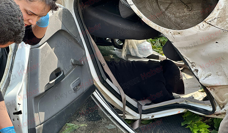 D-100'de feci kaza: 2 yaralı